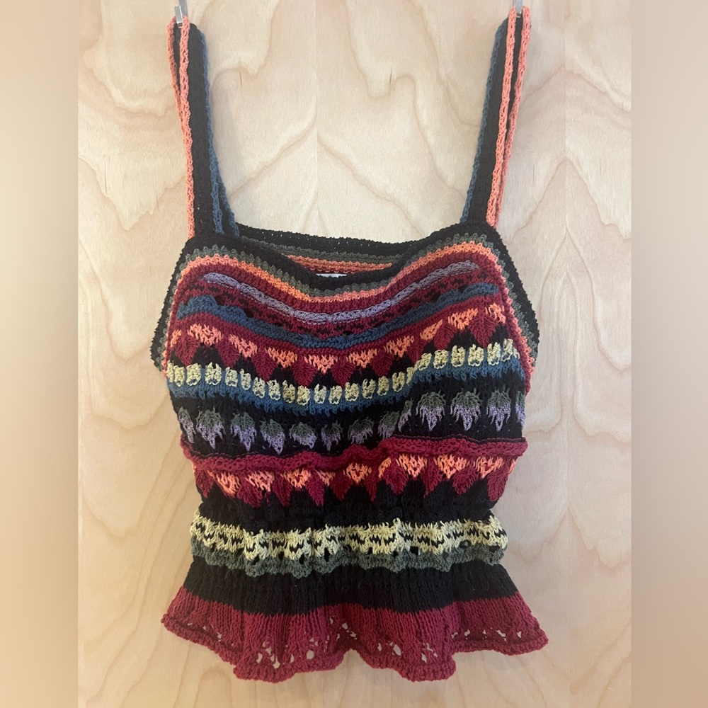 Zara Crochet Crop Top